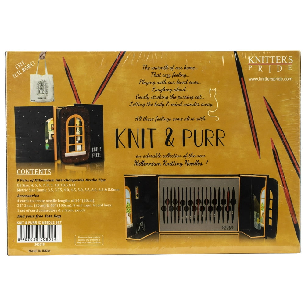 Knitter's Pride Knit & Purr Interchangeable Needle Set