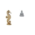thumbnail image 1 of Estatua de resina,Estatua de resina para decoración del hogar,manualidades,oro,Estatua de mono,Estatua de Buda Mono para Interiores y Exteriores Budista,Figuras en miniatura meditando para, 1 of 8