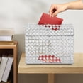 thumbnail image 3 of Wedding Card Box with Keys,Modern Crystal Money Gift Box for Birthday Party Wedding, 3 of 7