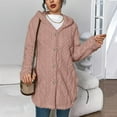 thumbnail image 6 of Winter Cardigan Sweaters for Women Long Sleeve Solid Warm Button Down Knit Sweater Coat Outwear with Pockets, 6 of 9