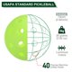 thumbnail image 2 of Pelotas de Pickleball Luminiscentes que Brillan en la Oscuridad con Bolsa de Malla Amarillo, Verde Neón, Paquete de 6, 2 of 7