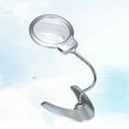thumbnail image 6 of LABSERRON 1Pack Led Desk Lamp With Magnifier For Office Use In Silver Acrylic Metal, 6 of 8