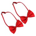 thumbnail image 3 of 2pcs Pre-tied Bow Ties For Men Men Bow Tie Bridegroom Bow Tie Wedding Bow Tie Party Bow Tie Polyester Bow Tie Men Bowknot Bow Tie For Wedding, 3 of 4
