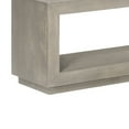 thumbnail image 4 of Benjara Jose 60 Inch Acacia Wood Bench, Open Floating Plinth Base, Weathered Grey, 4 of 5
