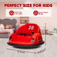 thumbnail image 4 of CazToi 12V Electric Kids Ride On Bumper Car for Toddlers with Parent Remote, 4 of 7