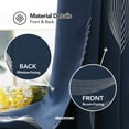 thumbnail image 7 of Deconovo 42Wx84L Blackout Curtains, 2 Panels, Navy Blue, Thermal Insulated Room Darkening Drapes, 7 of 7