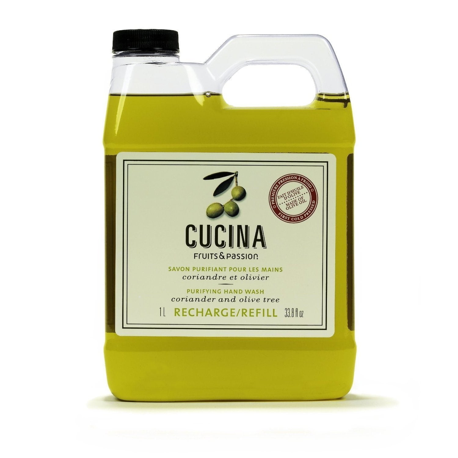 Cucina Coriander and Olive Tree 33.8 oz Purifying Hand Wash Refill
