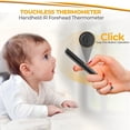 thumbnail image 3 of Termómetro infrarrojo sin contacto - Para bebés, niños y adultos en caso de fiebre - Termómetro infrarrojo digital sin contacto para la frente, 3 of 5