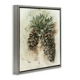 thumbnail image 4 of Stupell Industries Pine Cone Watercolor Plants & Flowers Painting Gray Floater Framed Canvas Art Print Wall Art, 18 x 18, 4 of 10