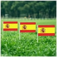 thumbnail image 4 of Bandera para Eventos VentDepot 5Pzas España 14x21cm Tela Poliéster Asta Plástico, 4 of 4