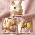 thumbnail image 4 of Easter Bunny Resin Decoration – Cute Handcrafted Rabbit Figurine for Holiday Home Decor, Easter Table Centerpiece & Gift, 6.3-inch Standing Ornament, 4 of 6
