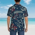 thumbnail image 6 of Goofa Merry Christmas Hawaiian Shirt for Men, Unisex Summer Beach Casual Short Sleeve Button Down Shirts,Aloha Tropical Floral print shirt-X-Large, 6 of 9