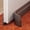 Brown, variant on 2 Pack Door Draft Stopper, Under Door Sweep for Exterior & Interior Doors, Weather Stripping Door Seal, Garage Window Blocker Noise Cold Air Insulation, Draft Guard White 2" W x 39" L