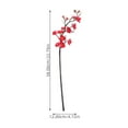 thumbnail image 2 of WHAMVOX 5Pcs 60cm Artificial Plum Blossom Fake Flowers Home Wedding Decoration (Rose Red), 2 of 8