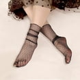 thumbnail image 6 of Dalrosia Women Girls Lace Socks Sheer Loose Socks Decorated Mesh Tulle Socks Transparent See Through Lace Slouch Socks, 6 of 6