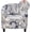 Color A05, variant on Stretch Barrel Club Chair Covers Printed Tub Sofa Slipcover,C05