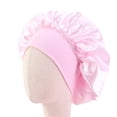 thumbnail image 1 of ITFABS Baby Unisex Bath Shower Caps, Solid Color Elastic Wide Brim Sleeping Hat, 1 of 3