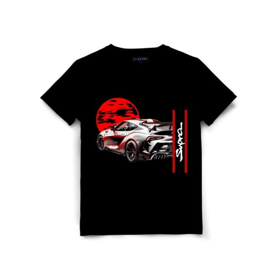 JDM Sport Car Supra T-Shirt Design Unisex Jersey Short Sleeve Tee