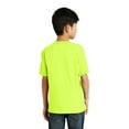 thumbnail image 2 of Port & Co Teen Unisex Regular Plain Short Sleeves T-Shirt Safety Green Medium, 2 of 6