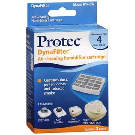 Protec Snow - Protec DynaFilter Air Cleaning Humidifier Cartridge 3 Pack 3 Each (Pack of 2)