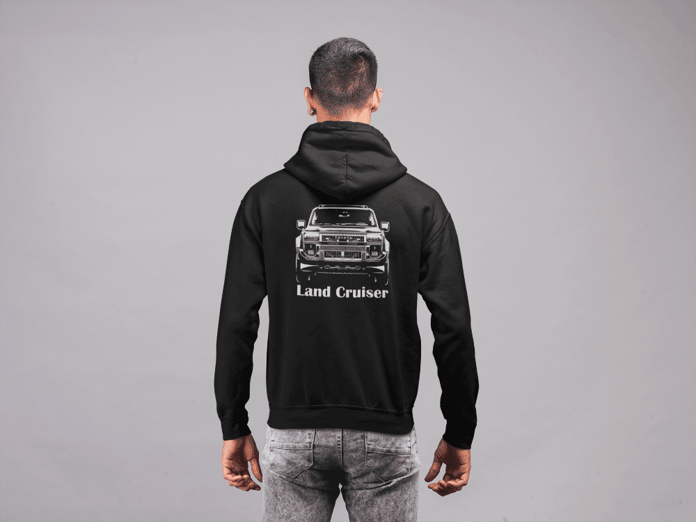 Toyota Land Cruiser Zip-Up Hoodie-Rugged Off Road Gear