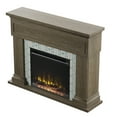 thumbnail image 5 of Twin Star Home Wall Mantel Electric Fireplace with Reversible Surround in Hooper Oak, 5 of 11