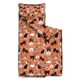 thumbnail image 2 of Halloween Cat Pattern Toddler Nap Mats for Kids Preschool,50"x20" Sleeping Mat Bag or Kids,Toddler Sleeping Bag,Toddler Nap Mat or Daycare, 2 of 6