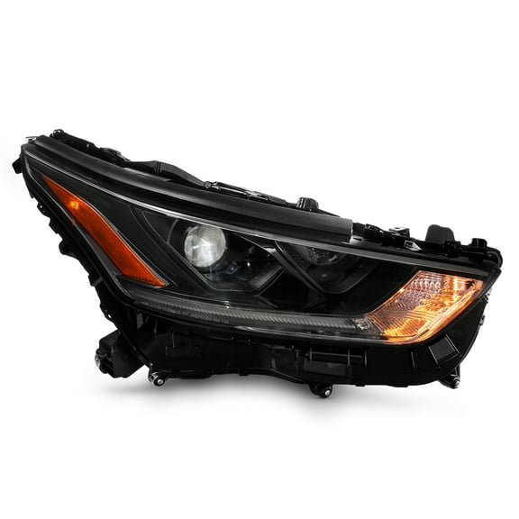 AKKON - Fit 2020-2024 Toyota Highlander [Dual Beam Projector] Chrome Headlight Passenger Right w/Non LED DRL