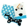 Territory Puppy Love Gift Set w/ Fleece Blanket, Bone Toy and Canvas Storage Bin