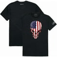 thumbnail image 2 of Rapid Dominance TS1-801-H08-05 Skull Flag Tactical Graphic Tee Shirt, Heather Gray - 2XL, 2 of 3