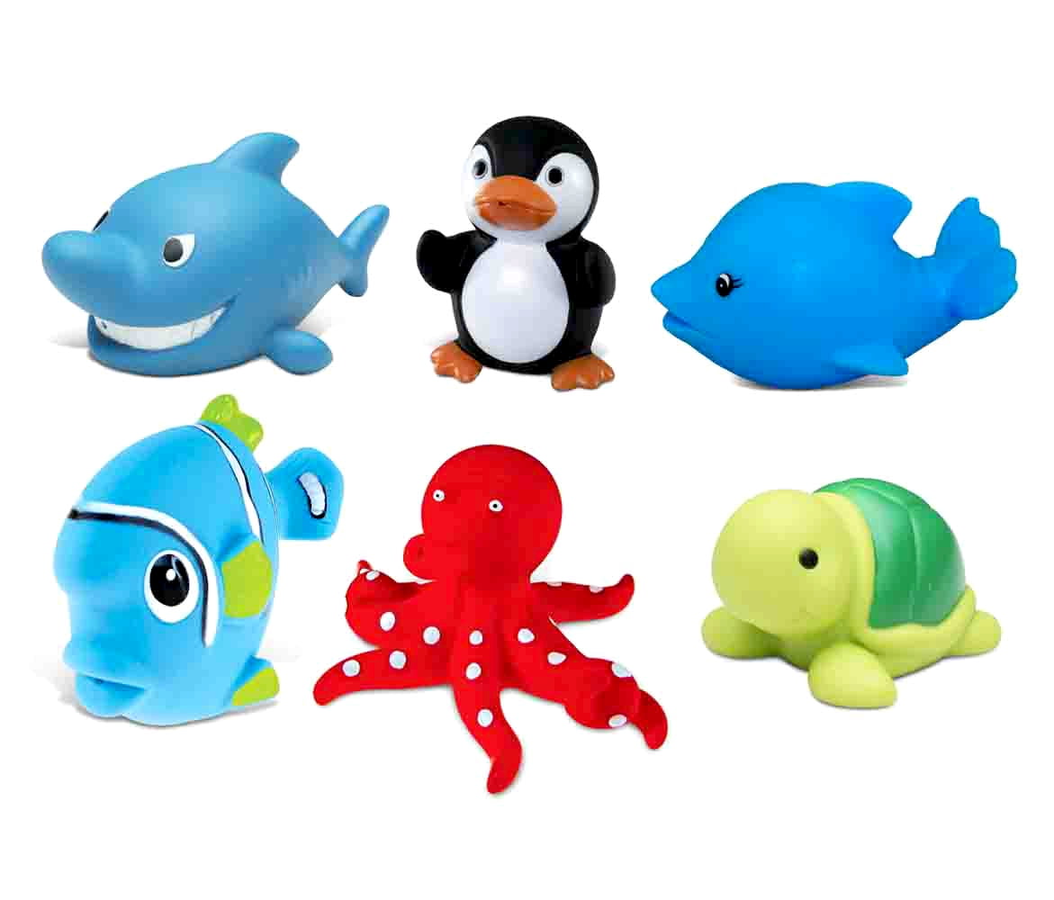 Copy of Tiipi Bath Buddy Toy Organizer With 4 piece Silicone Toy