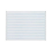 Sparco Computer Paper 20 Lb 14-7/8"x11" 2400/CT 1/2" Blue Bar 02180