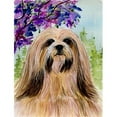thumbnail image 1 of Carolines Treasures SS8436CHF Lhasa Apso Canvas Flag - House Size- 28 x 40 in., 1 of 4