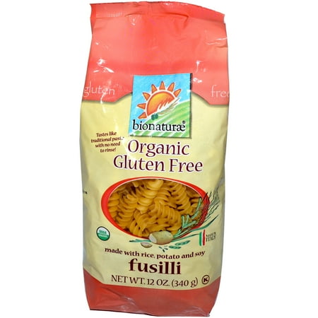 Bionaturae Organic Pasta - Bionaturae, Organic Gluten Free Pasta, Fusilli, 12 oz (pack of 6)