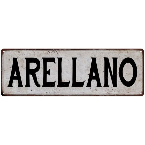 ARELLANO Vintage Look Gift Rustic Chic Metal Sign 6x18 206180036921
