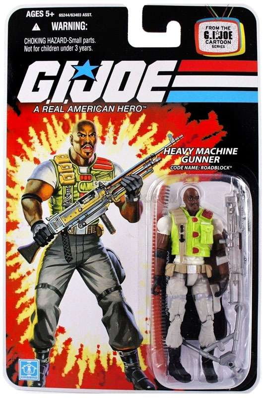 roadblock gi joe figure roadblock gi joe figure