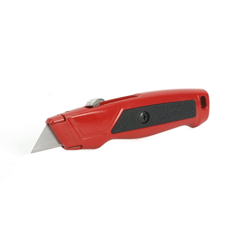 Hyper Tough Retractable Utility Knife with 5 Utility Blades, 3