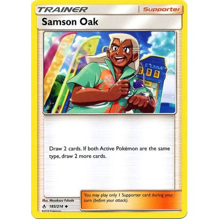 Pokemon Unbroken Bonds Samson Oak 185