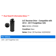 thumbnail image 2 of A/C Receiver Drier - Compatible with 2014 - 2017 Freightliner S2G 2015 2016, 2 of 2