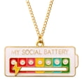 thumbnail image 1 of Pasador de batería social deslizable los 7 días de la semana Pasador emocional para todas las ocasiones, 1 of 9