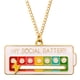 thumbnail image 4 of Collar de energía de batería Pin social Pin de solapa Pin emocional para todas las ocasiones (-) Blanco, 4 of 5