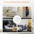 thumbnail image 3 of for Zigbee Human Presence Sensor: Smart Lighting Control with 24Ghz Detection Suction Top Version, 3 of 9
