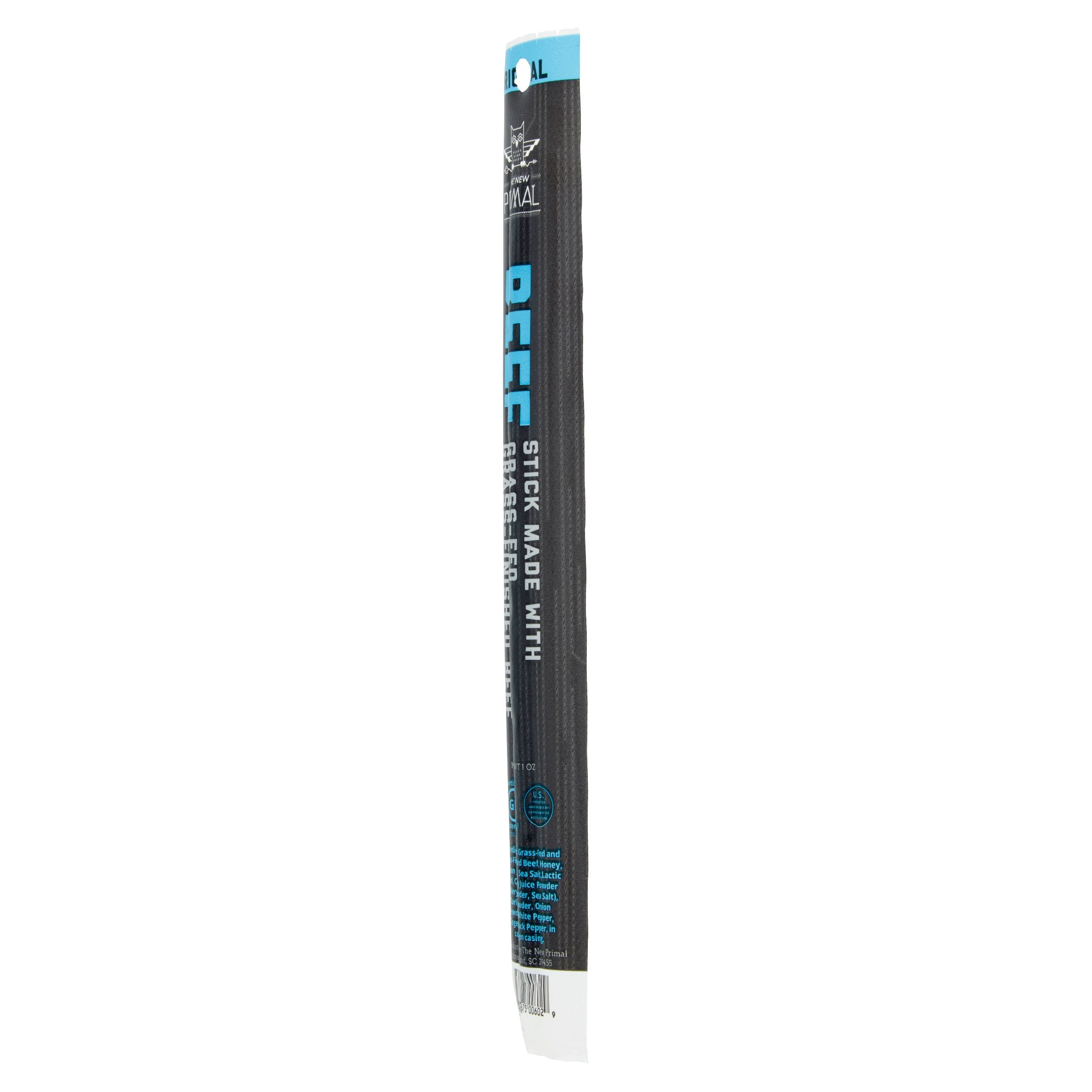 The New Primal Original Beef Jerky Stick, 1 oz (Pack of 20)