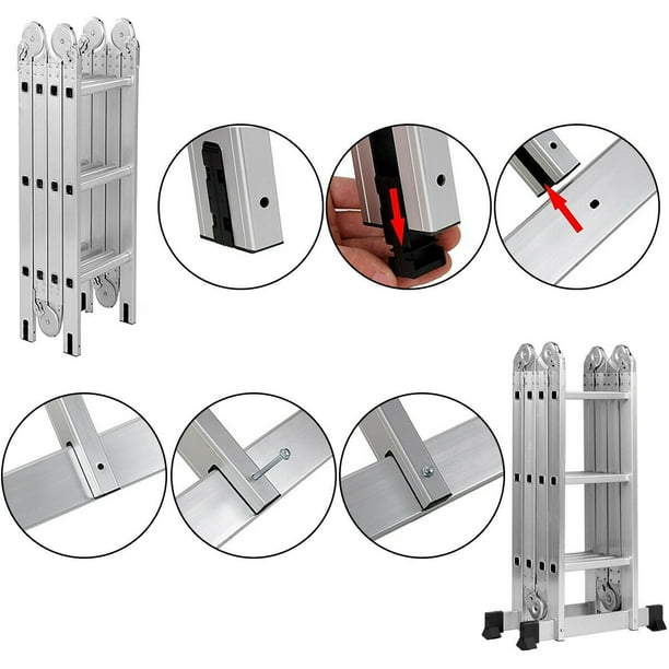 IRONMAX 12.5 Multi Purpose Step Platform Aluminum Folding