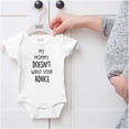 thumbnail image 5 of Funny Mommy Doesn't Want Your Advice Romper Boys or Girls Infant Baby Brisco Brands 18M, 5 of 6