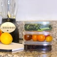 thumbnail image 5 of Lustroware 6 Set, Micro Clear 1.0 qt Kitchen Pantry Food Storage Container Set with Lid, Shatterproof, BPA Free, Dishwasher, Microwave Safe Canister, Fridge Refrigerator Organizer, Made in Japan, 5 of 9
