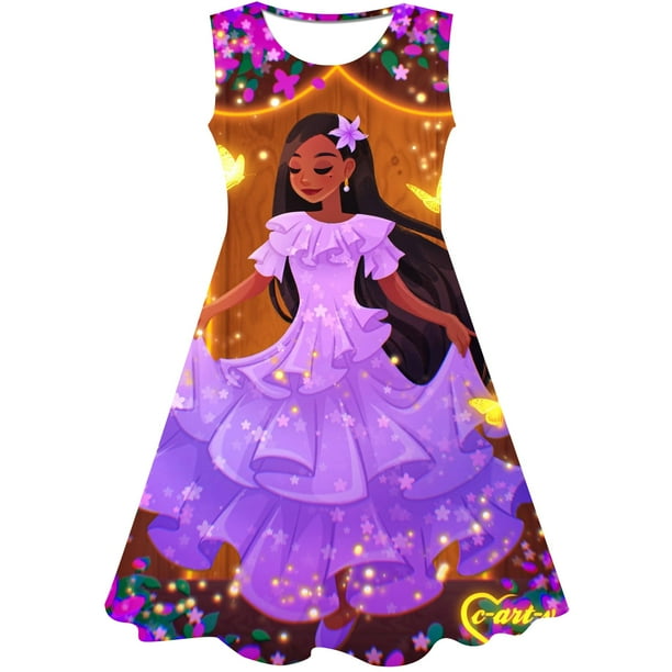 t magique pleine maison princesse robe filles v tements Disney f te d anniversaire enfants robes pour filles princesse Costume 2 10 ans