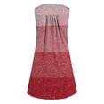 thumbnail image 4 of SDNall Robe Chandail Sans Manches à Col Rond Imprimé Coloré Fragmenté, 4 of 9