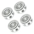 thumbnail image 4 of 4 Cubos de Rueda de Coche RC, Aleacio de Aluminio de Alta Resistencia, 12 Agujeros, Llantas de 2,9 Pulgadas para Coche Axail SCX6 1/6 RC, 4 of 7