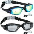 thumbnail image 1 of Swim Goggles - 2 Pack Swimming Goggles Anti Fog No Leaking For Adult Women Men, 1 of 5